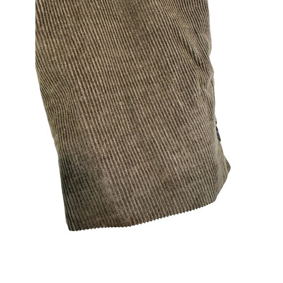 Chaps Mens Corduroy Blazer Jacket 42R Brown With Paisley Lining - Picture 8 of 14